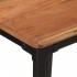 Taburetes altos 2 uds madera maciza de