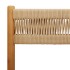 Set de comedor jardín 5 pzas polipropileno madera maciza