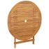 Set de comedor jardín 5 pzas tela madera maciza estampado