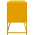 Mueble para TV de acero amarillo mostaza 100,5x39x60,5