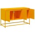 Mueble para TV de acero amarillo mostaza 100,5x39x60,5