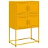 Aparador de acero amarillo mostaza 68,5x38,5x107