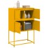 Aparador de acero amarillo mostaza 68,5x38,5x107