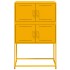 Aparador de acero amarillo mostaza 68,5x38,5x107