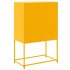 Aparador de acero amarillo mostaza 68,5x38,5x107