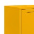 Aparador de acero amarillo mostaza 68,5x38,5x107