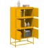 Aparador de acero amarillo mostaza 68,5x38,5x123,5