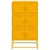 Aparador de acero amarillo mostaza 68,5x38,5x123,5