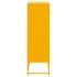 Aparador de acero amarillo mostaza 68,5x38,5x123,5