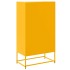 Aparador de acero amarillo mostaza 68,5x38,5x123,5