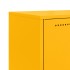 Aparador de acero amarillo mostaza 68,5x38,5x123,5