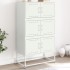 Aparador de acero blanco 68,5x38,5x123,5