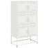 Aparador de acero blanco 68,5x38,5x123,5