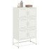 Aparador de acero blanco 68,5x38,5x123,5