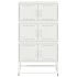 Aparador de acero blanco 68,5x38,5x123,5