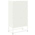 Aparador de acero blanco 68,5x38,5x123,5