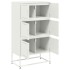 Aparador de acero blanco 68,5x38,5x123,5