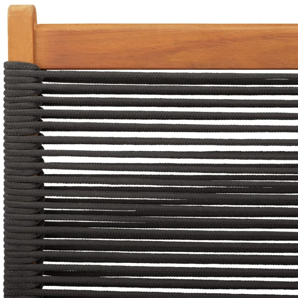 Sillas de jardín reclinables 6 uds madera maciza acacia