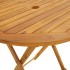 Juego de bistro de 3 piezas ratán PE y madera maciza