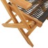 Juego de bistro de 3 piezas polipropileno y madera maciza
