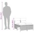 Set de muebles de jardín 5 pzas y cojines ratán sintético