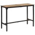 Mesa de bar madera maciza de mango rugoso 150x55x107