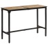 Mesa de bar madera maciza de mango rugoso 150x55x107