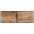 Mesa de bar madera maciza de mango rugoso 150x55x107