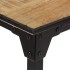 Mesa de bar madera maciza de mango rugoso 150x55x107