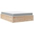 Cama con colchón madera maciza de pino 160x200