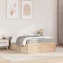 Cama con colchón madera maciza de pino 120x200