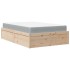 Cama con colchón madera maciza de pino 120x200