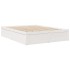 Cama con colchón madera maciza de pino blanca140x200