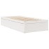 Cama con colchón madera maciza de pino blanco 90x190