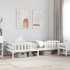 Cama sin colchón madera maciza de pino blanca 80x200