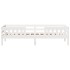Cama sin colchón madera maciza de pino blanca 80x200