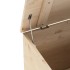 Caja de almacenaje con tapa RANA madera maciza pino 80x49x54