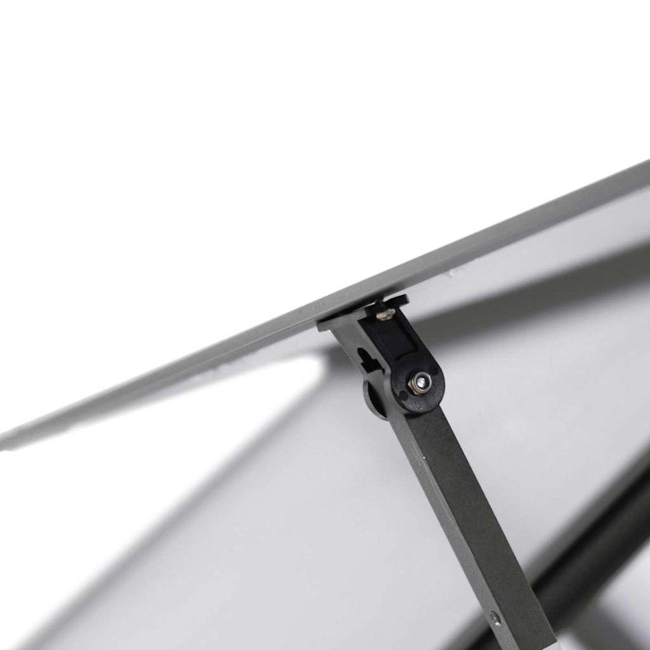 Invernadero con marco base aluminio antracita 169x58x202