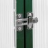 Invernadero con marco base aluminio verde 224x169x195