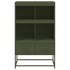 Aparador de acero verde oliva 68x39x111,5