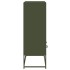 Aparador de acero verde oliva 68x39x111,5