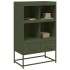 Aparador de acero verde oliva 68x39x111,5