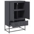 Aparador de acero antracita 68x39x111,5