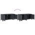 Mueble de TV acero gris antracita 100,5x39x43,5