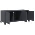 Mueble de TV acero gris antracita 100,5x39x43,5