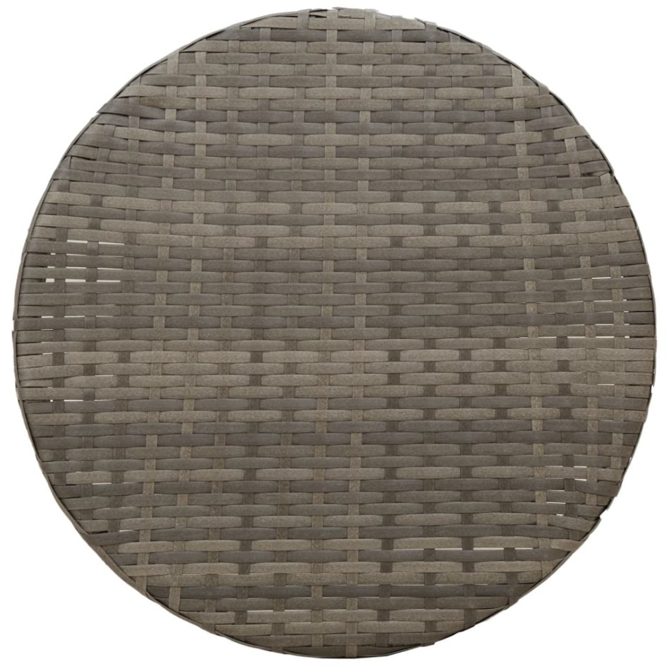 Sillas y mesita de jardín con cojines 3 piezas ratán PE