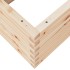 Jardinera de madera maciza de pino 110x60x46