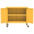 Armario de almacenamiento acero amarillo mostaza 60x35x56