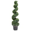 Planta espiral de Boj artificial con macetero verde 117 cm