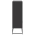 Aparador de acero negro 68,5x38,5x123,5
